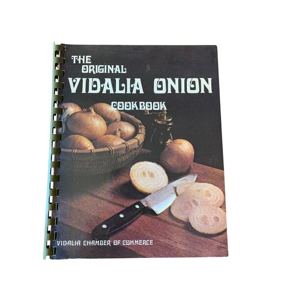 Vtg The Original Vidalia Onion Cookbook 1981 Vidalia Georgia Chamber HTF - Picture 1 of 11